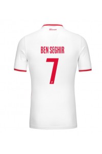 AS Monaco Eliesse Ben Seghir #7 Fotballdrakt Hjemme Klær 2024-25 Korte ermer